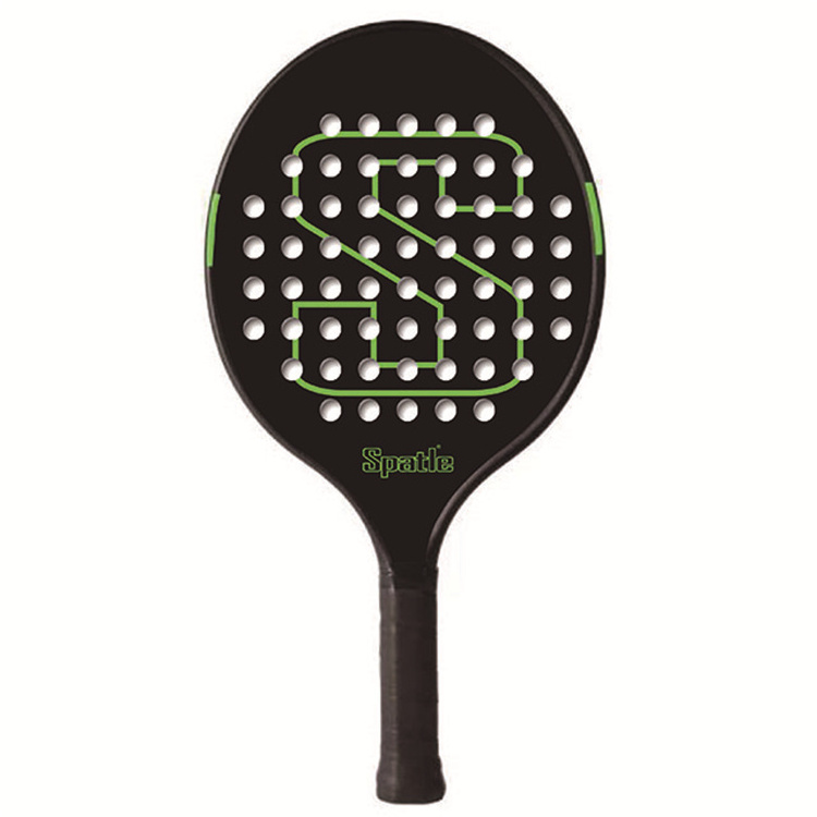 Platform Tennis Paddle With Carbon Fiber Frame And Soft EVA Core