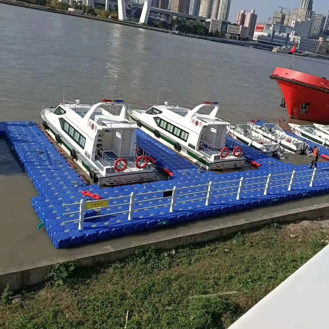 High Quality Jet Ski Floating Platform Modular Plastic Floating Dock Pontoon Blocks Used In Yacht Dock