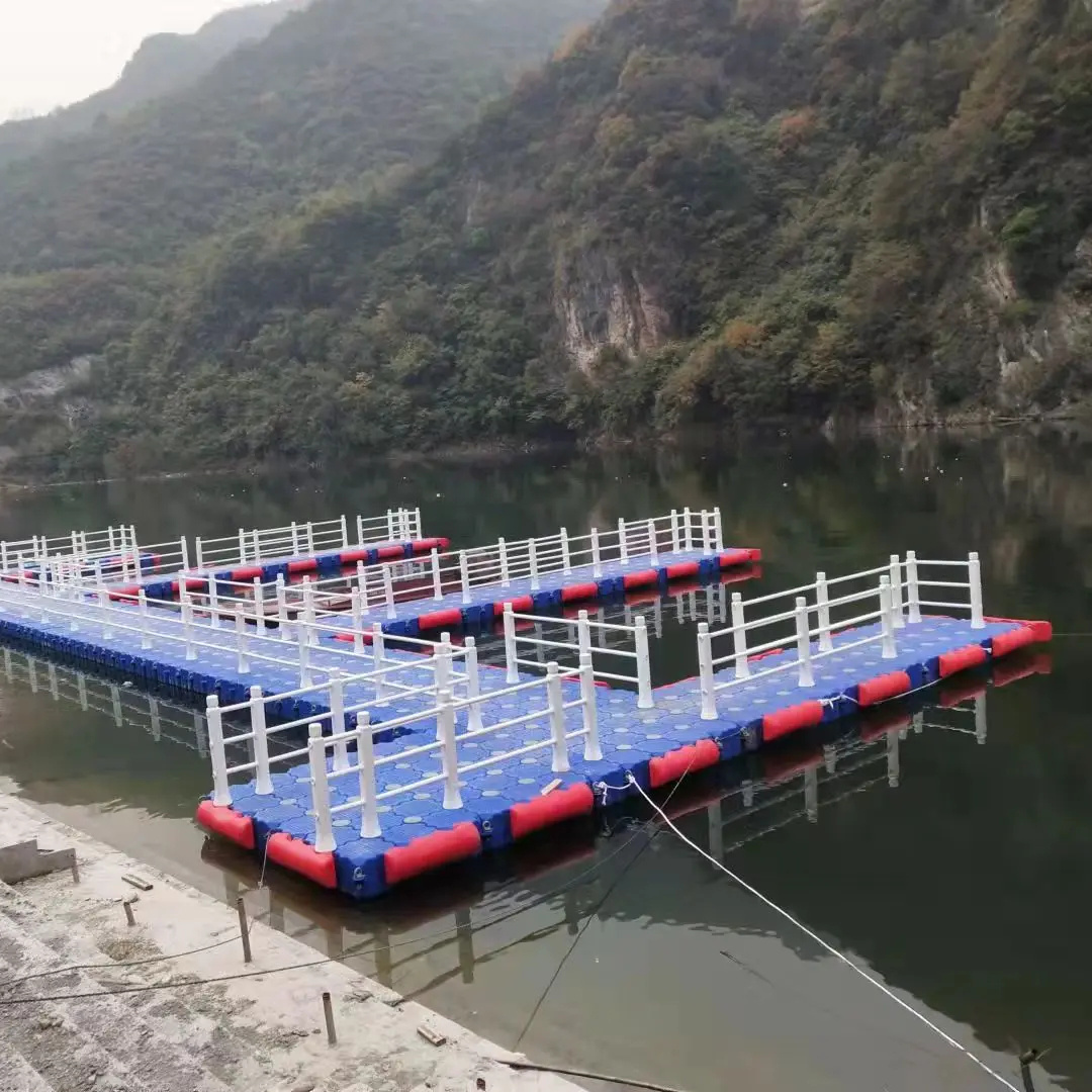 High Quality Jet Ski Floating Platform Modular Plastic Floating Dock Pontoon Blocks Used In Yacht Dock