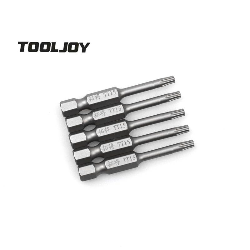 China Factory wholesale T5 T8 T10 T15 T20 T25 T30 T35 T40 Torx Bits Screwdriver Bits