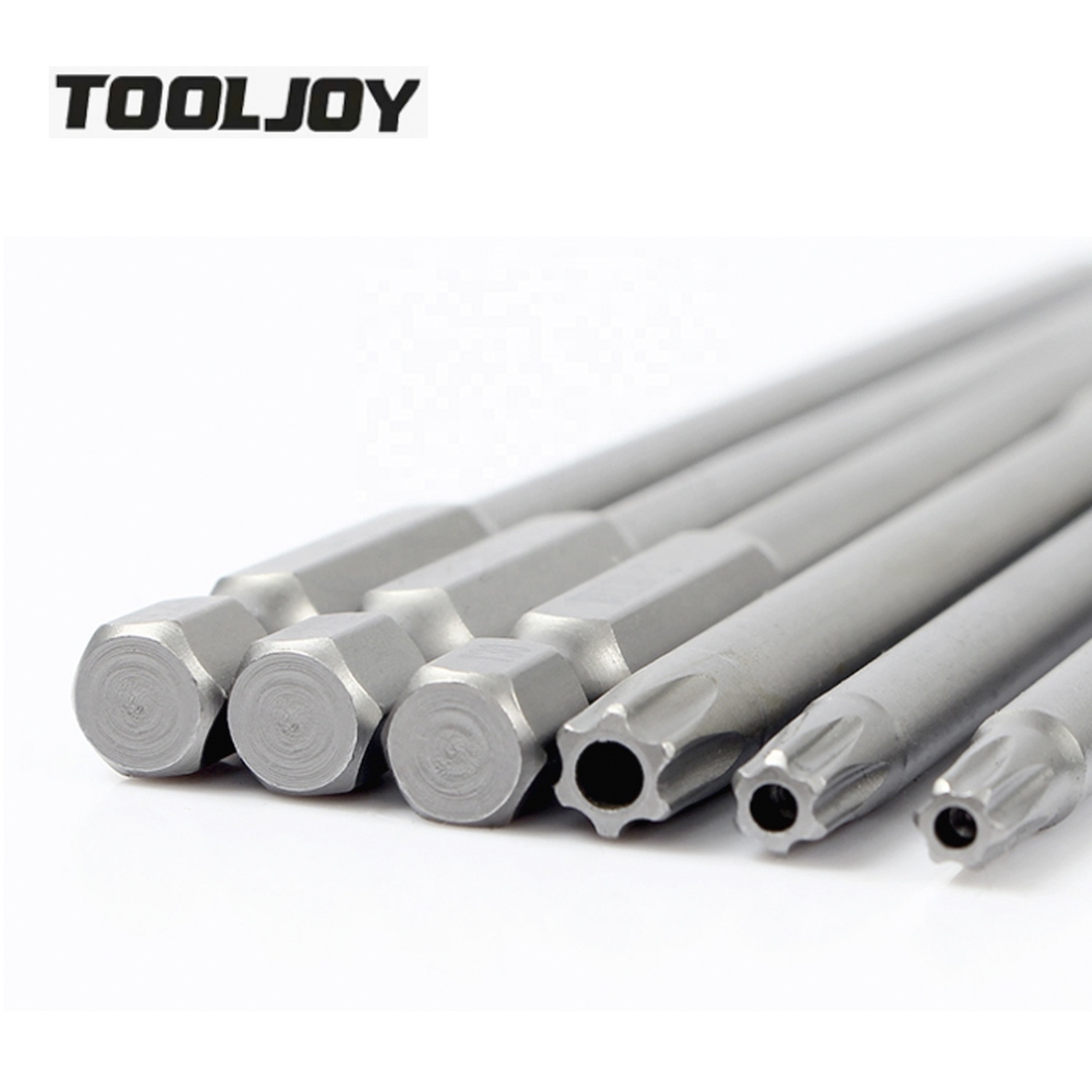 TOOLJOY High Quality S2 T6 - T40 Star Magnetic Torx Screw Driver bits, Screwdrivers Set, Tamper Resistant Bits