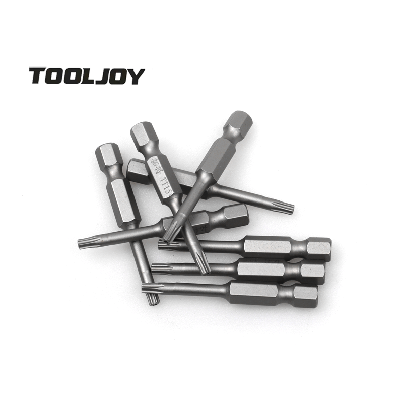 TOOLJOY Tamper Resistant Star Bits S2 Alloy Steel T10 T 15 T20 T25 T30 T35 T40 Torx Screwdriver Bits