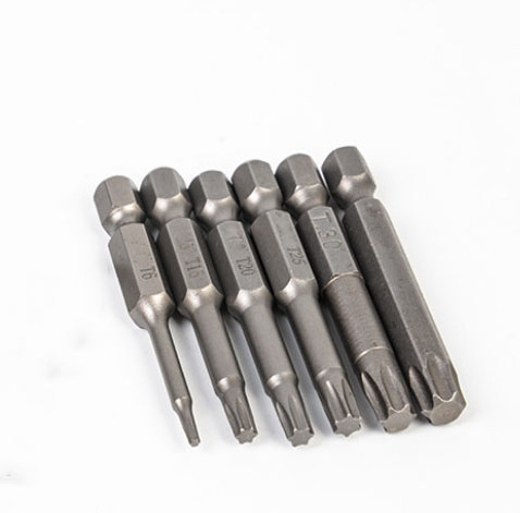 China Factory wholesale T5 T8 T10 T15 T20 T25 T30 T35 T40 Torx Bits Screwdriver Bits