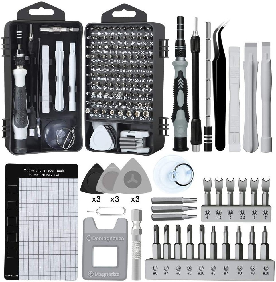 OEM Precision Screwdriver Set 117 in 1 Magnetic Repair Tool Kit for Series PS3 PS4 Switch Eyeglasses Watch