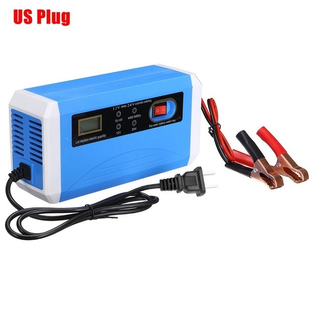 24v10A 12V 10A Automotive Smart Battery Maintainer for Car Truck Motorcycle Lawn Mower Boat RV SUV ATV Lead Acid Battery Charger