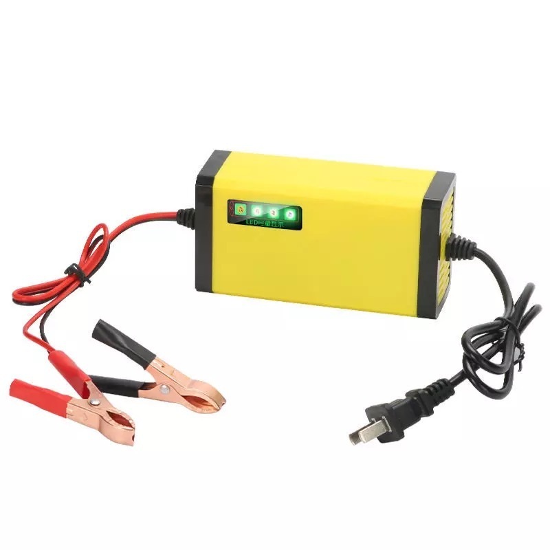 Smart 12V 3A 4A Car Motorcycle Battery Charger Pulse Repair Display Digital Intelligent Full Automatic Lead Battery Charger