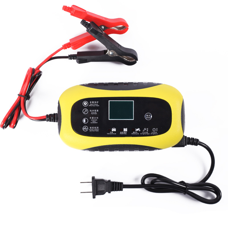 Multifunction 12V6a Trickle Charger Trickle Charging Charger for Car Ebike Boat