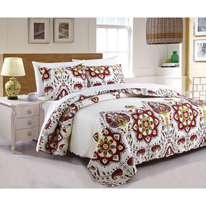 New Design Casablanca Garden Spanish 100% Polyester Quilt Bedspread