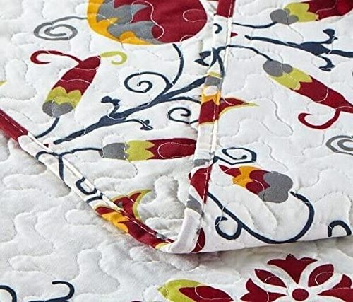 New Design Casablanca Garden Spanish 100% Polyester Quilt Bedspread