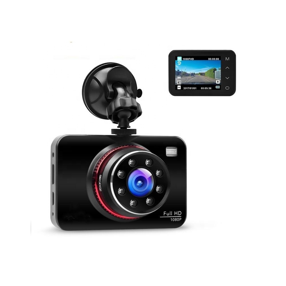 Video camera car , 2.7 inch IPS touch screen 1080P Full HD  WDR 8 IR LED  parking monitor super night vision car camera dvr