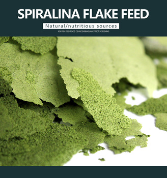 High Protein spirulina flakes feeds aquarium fish flake food