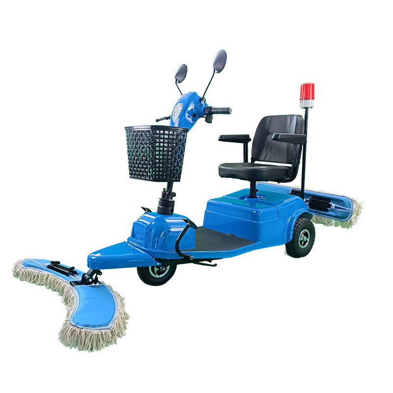 Ride On 3 Wheels Dust Cart Automatic Floor Polisher Washing Machine Floor Cleaning Dry Mops Scrubbing Machine