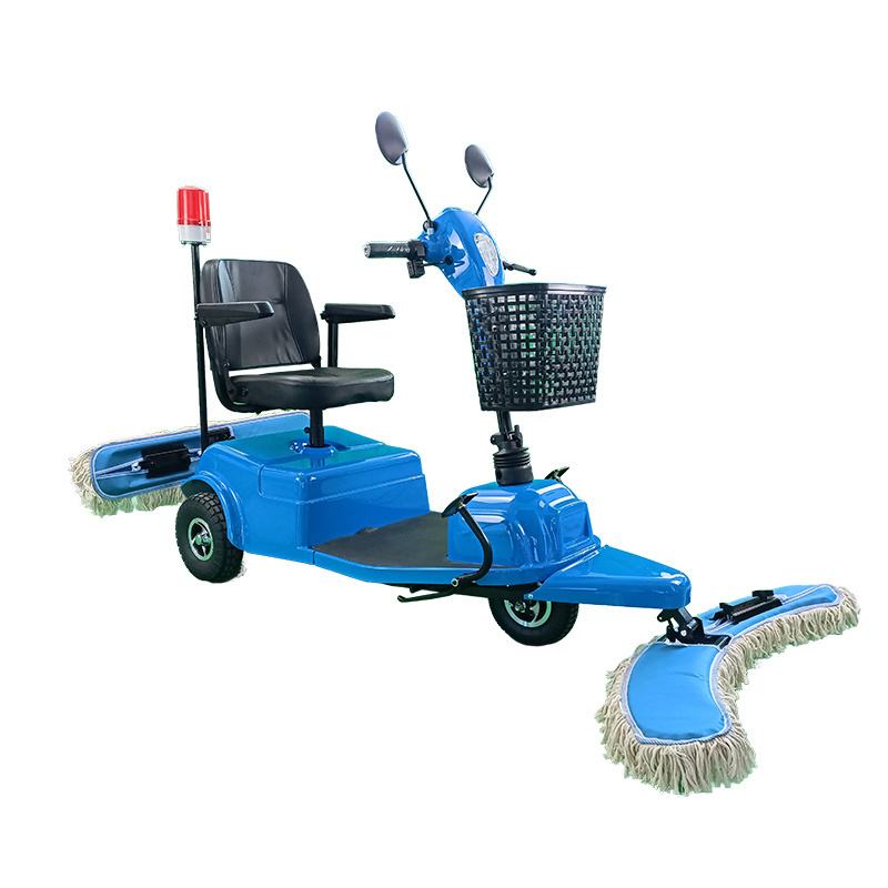 Ride On 3 Wheels Dust Cart Automatic Floor Polisher Washing Machine Floor Cleaning Dry Mops Scrubbing Machine