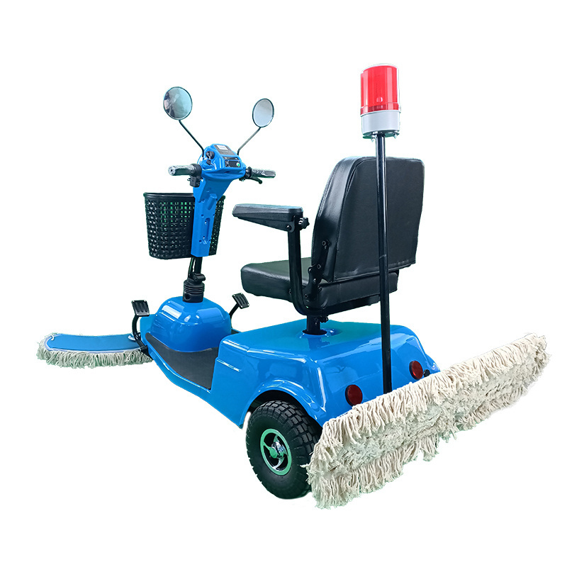 Ride On 3 Wheels Dust Cart Automatic Floor Polisher Washing Machine Floor Cleaning Dry Mops Scrubbing Machine