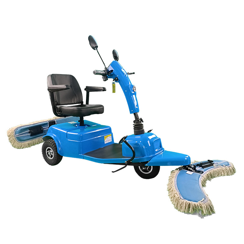 electric dust cart auto floor cleaning scrubber machine hotel cleaning equipment