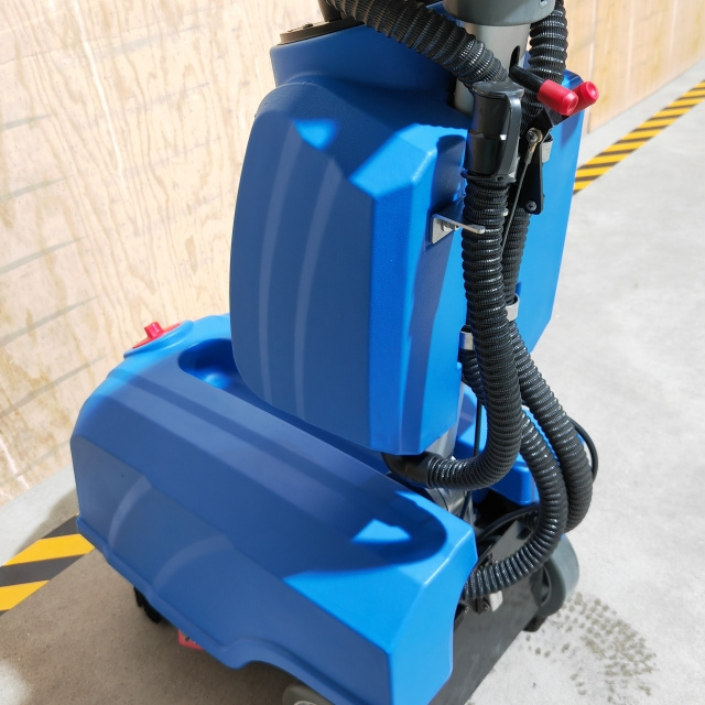 Floor Sweeper TAN JIE M350 Walk Behind Electric Industrial Commercial Floor Scrubber Dryer Machine hand push scrubber