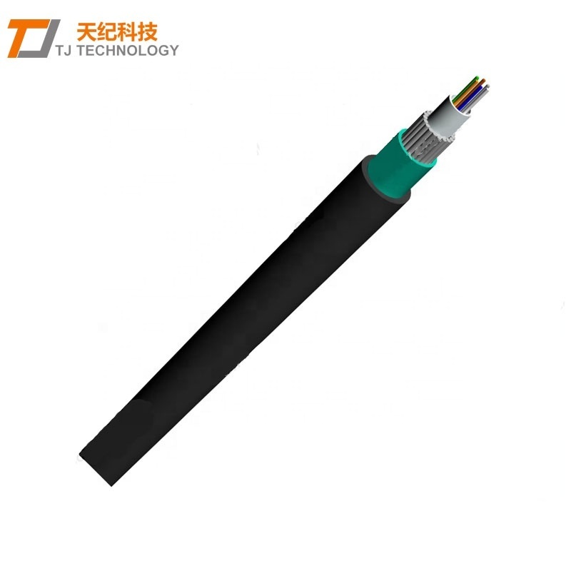 Top quality GYXTS 2/4/6/8/10/12/24 cores direct buried  armored outdoor  fiber optical cable  price for per meter