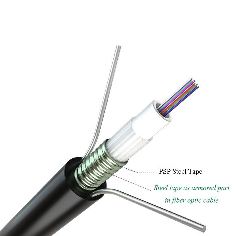 Factory Best Price GYXTW 6 Cores Two Parallel Steel Wires