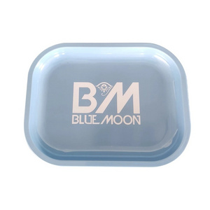 Small Size Rolling Tray 18*14cm wholesale Serving Tray Custom Logo Metal Rolling Tray