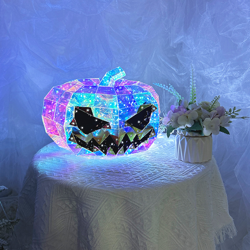 Halloween Outdoor Decoration Luminous Pumpkin Lantern Lights Led Pumpkin Lights Decoration