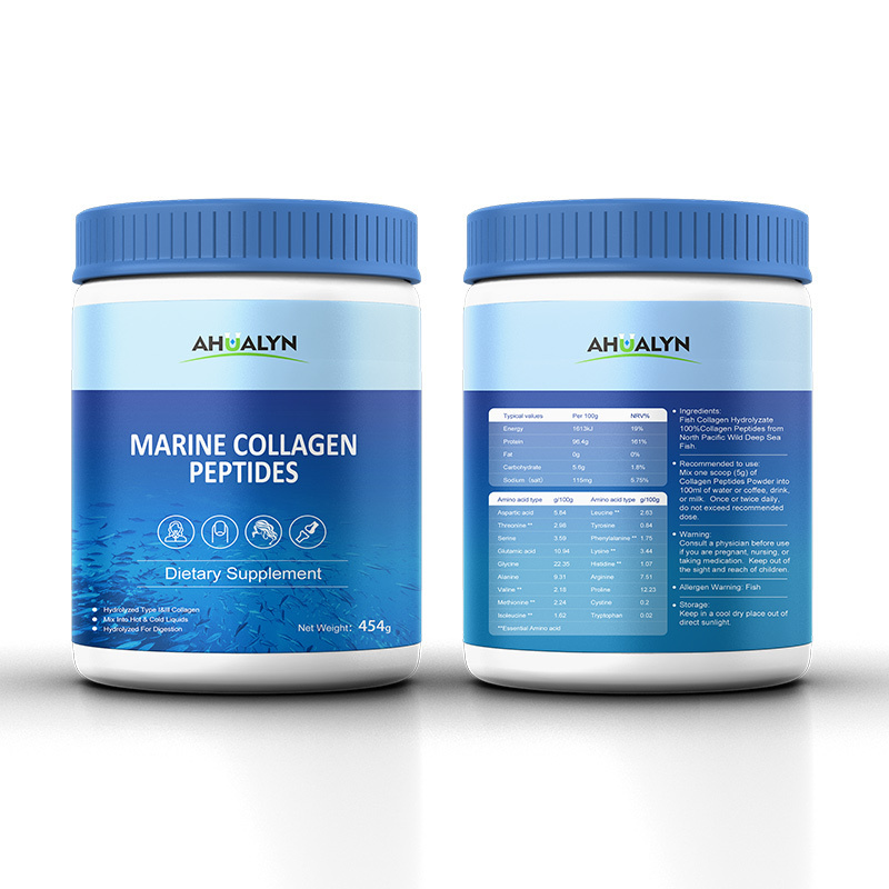 Private labels OEM Bulk Price Halal Tilapia Fish Collagen Marine Collagen Peptide Powder