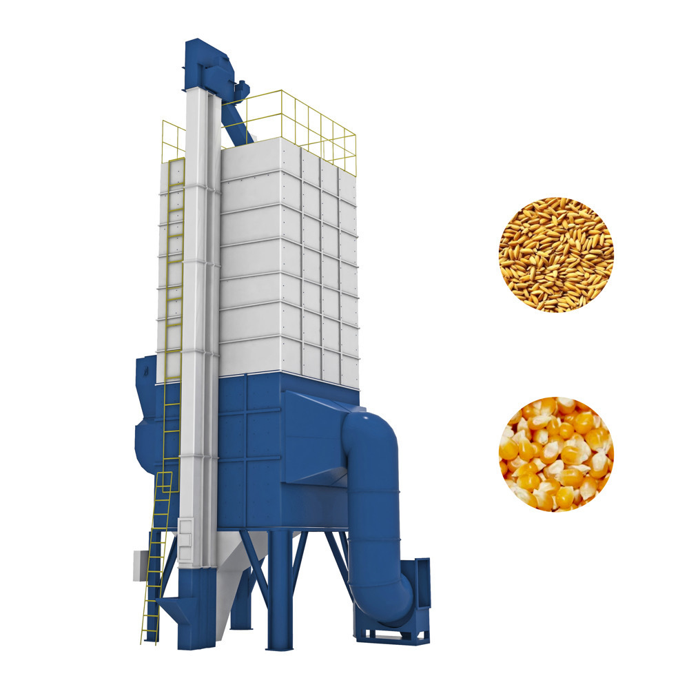 Farm Machine Agricultural Equipments 50 Ton Continuous Rice Grain Dryer Biomass Grain Dryer