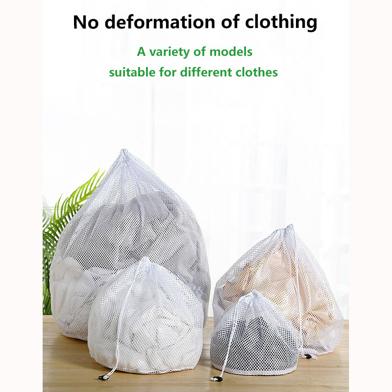 Wholesale Thickened Fine Mesh Coarse Mesh Laundry Bag Accept Custom Size Polyester Durable Clothes Underwear Bra Washing Bags