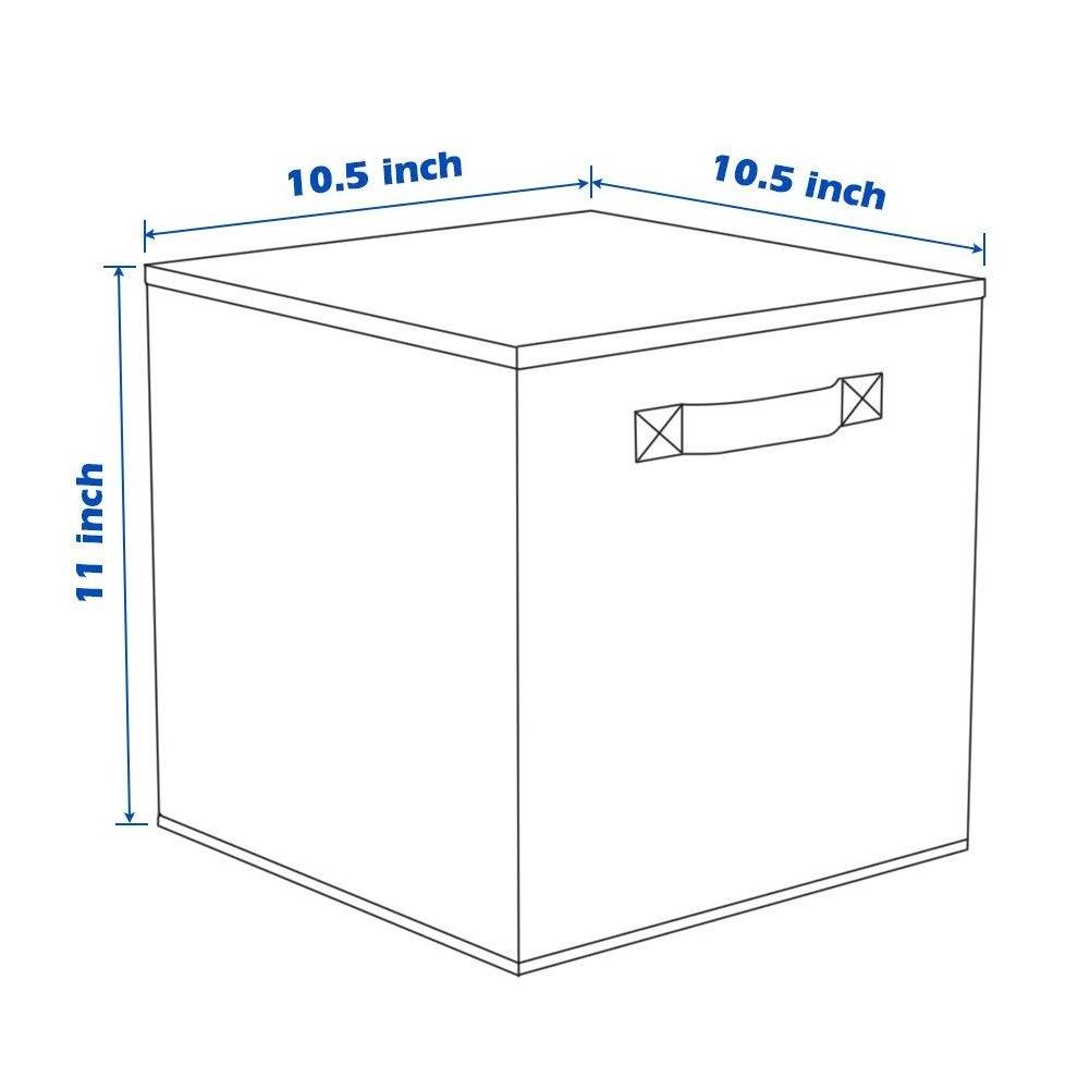 Storage Bins Fabric Storage Cubes And Cloth Organizer Drawer For Closet And Toys Foldable Storage Boxes