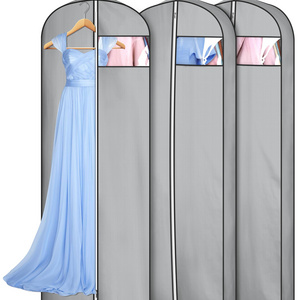 Gusseted Garment Bags for Hanging Clothes Dress Cover for Gowns Long Waterproof Garment Cover for Closet