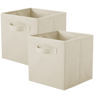 Storage Bins Fabric Storage Cubes And Cloth Organizer Drawer For Closet And Toys Foldable Storage Boxes