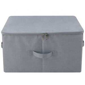 Canvas Storage Bag Soft Breathable Closet Organizer For Beddings  Comforters Pillows Blankets Clothes