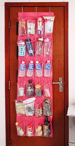 High quality service dust proof hook shoes bags laminated non woven hanging storage bags behind doors