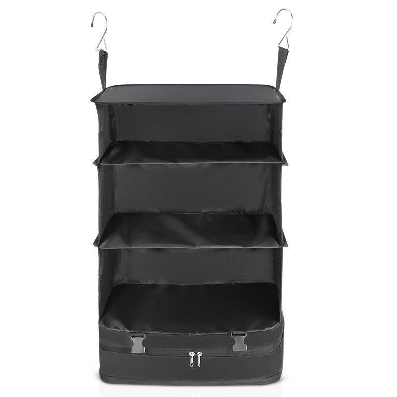 Factory Audited Travel Luggage Suitcase Organizer Foldable Wardrobe Hanging Closet Organizer