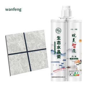 2024 High quality WANFENG Pearl black Epoxy Reform Ceramic Porcelain Glue Tile Filler Grout Seam Beauty Agent OEM ODM