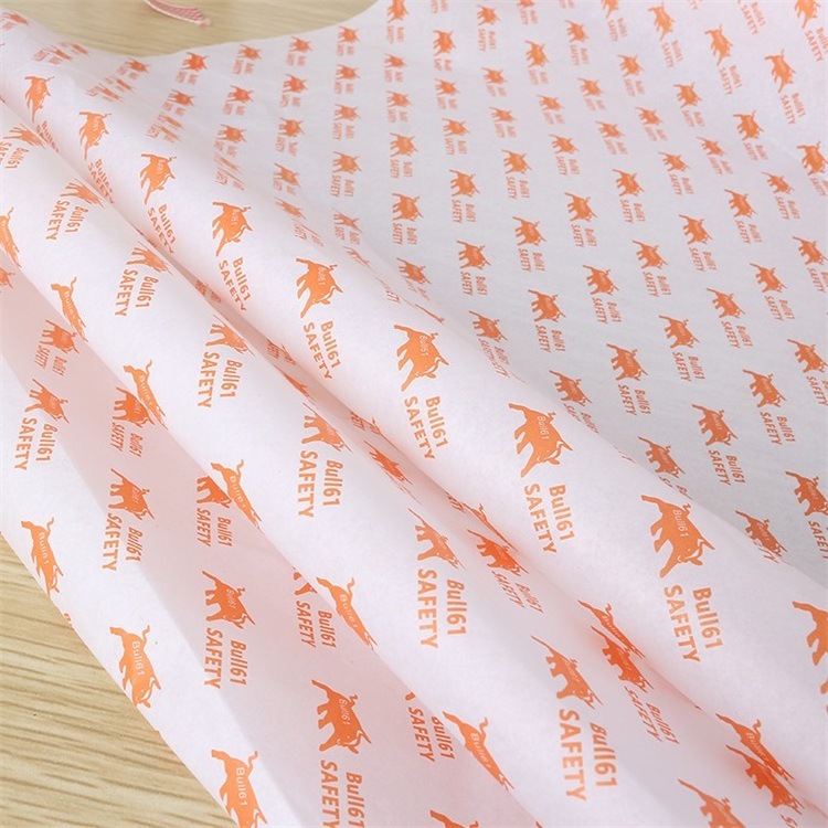 Custom Brand Logo Printing Gift Wrapping Tissue Paper Clothes Tissue Wrapping Paper for Packing