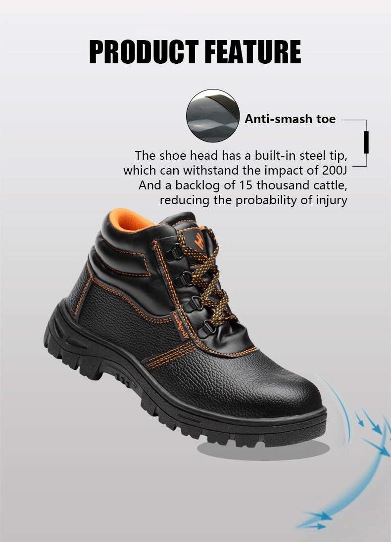 Steel Toe Toe Midsole Anti Puncture Industrial Safety Jogger Safety Shoes CE for Women