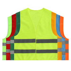 Simple Design High Visible Safety Jackets Safety Vest Reflective Working Vests