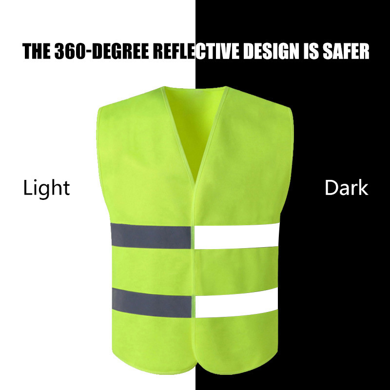 Simple Design High Visible Safety Jackets Safety Vest Reflective Working Vests