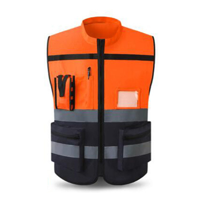 Working Construction Security Vests Reflective Jogging Safety Running Vest For Men