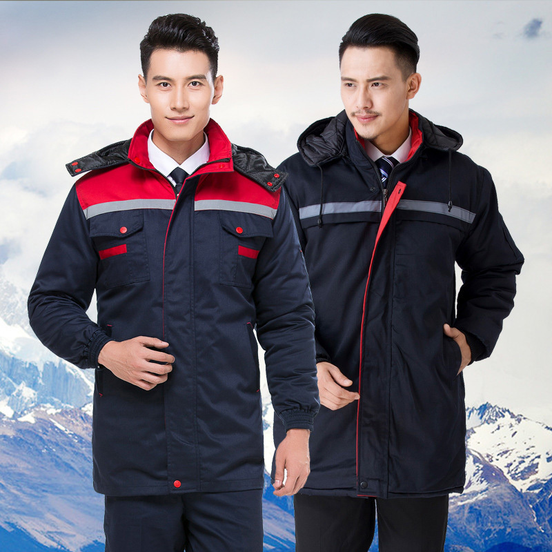 Wankang Winter Cotton Construction Work Wear Uniform Workwear Reflective Safety Clothes