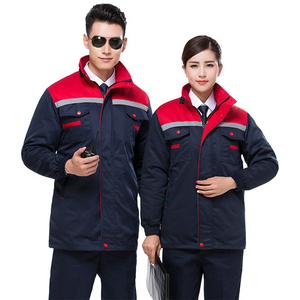 Wankang Winter Cotton Construction Work Wear Uniform Workwear Reflective Safety Clothes