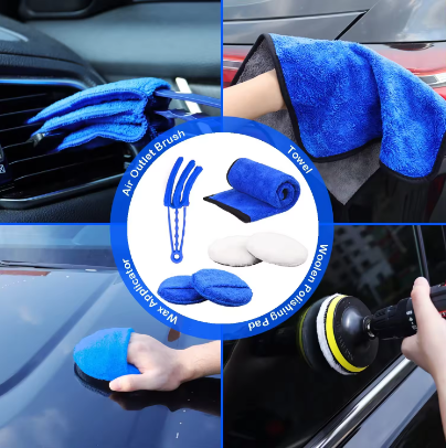 New Design Detailing Car Cleaning Brush 26 Pcs Nylon Washing Drill Cleaning Brush Set Car Brush Set