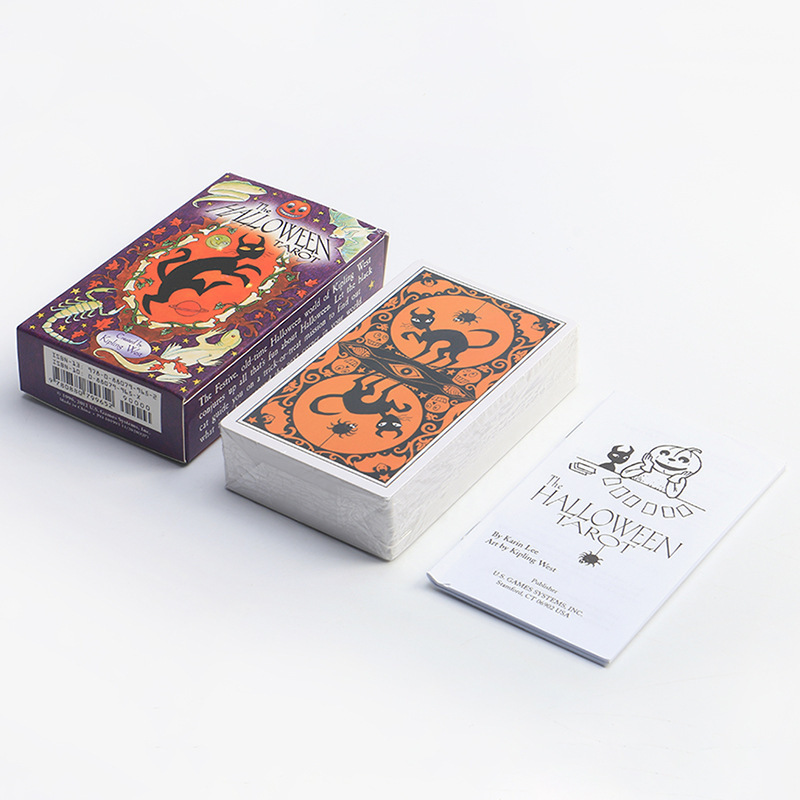 12*7cm Stock Promotion Original Size 78 Cards Tarot Deck Original Tarot Cards Big Size with Paper Guidebook Booklet