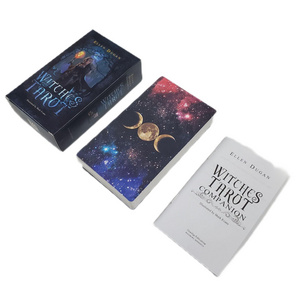 12*7cm Stock Promotion Original Size 78 Cards Tarot Deck Original Tarot Cards Big Size with Paper Guidebook Booklet