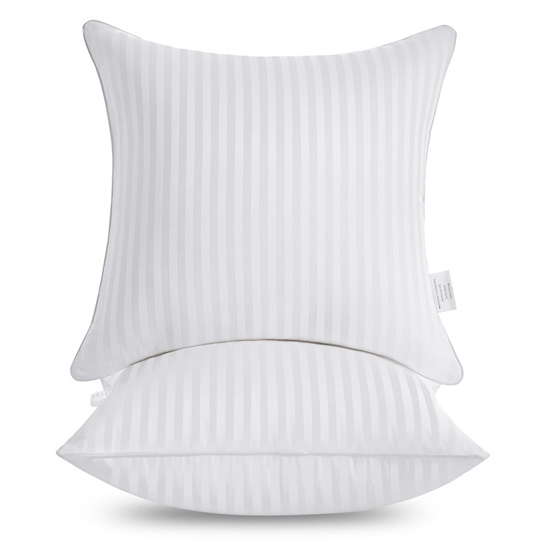 Cotton Fabric Square Pillow Inserts Down and Feather Decorative Throw Pillows Inserts 50*50cm