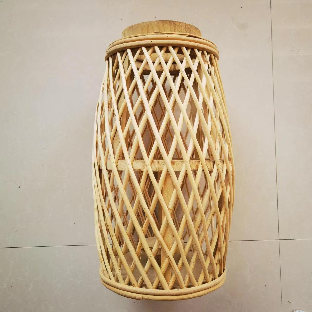 Home Decor Craft Natural Large Handmade Storm Lantern Wicker Willow Candle Lantern