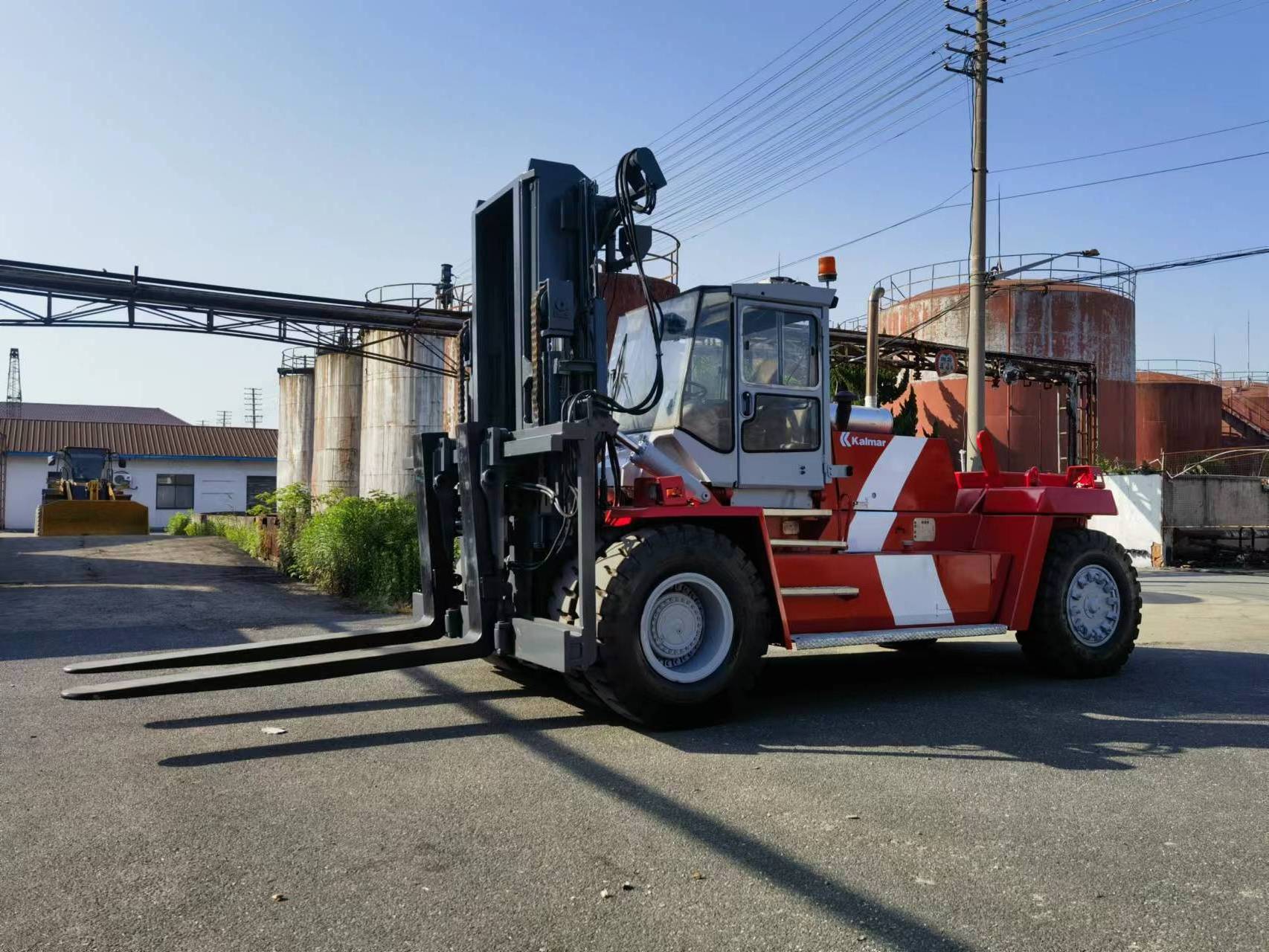 Big Diesel kalmar 30 ton used Forklift