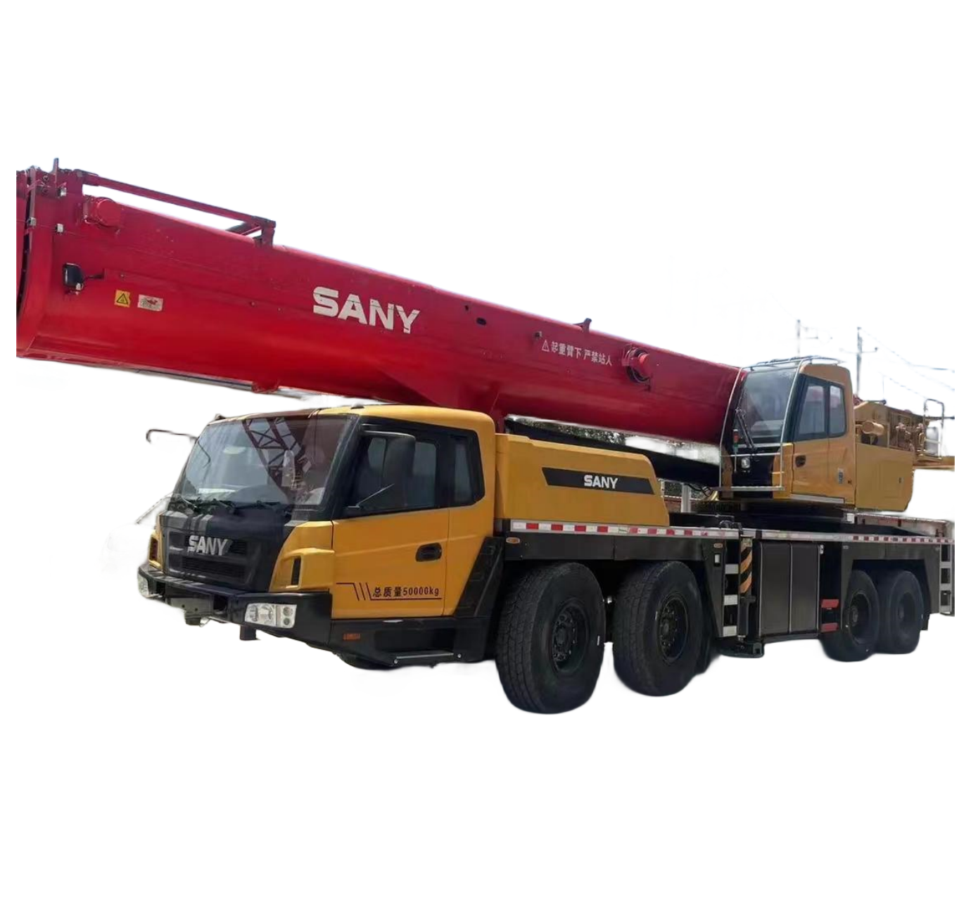 Used 80 ton truck crane Sany 800 STC800 mobile truck crane