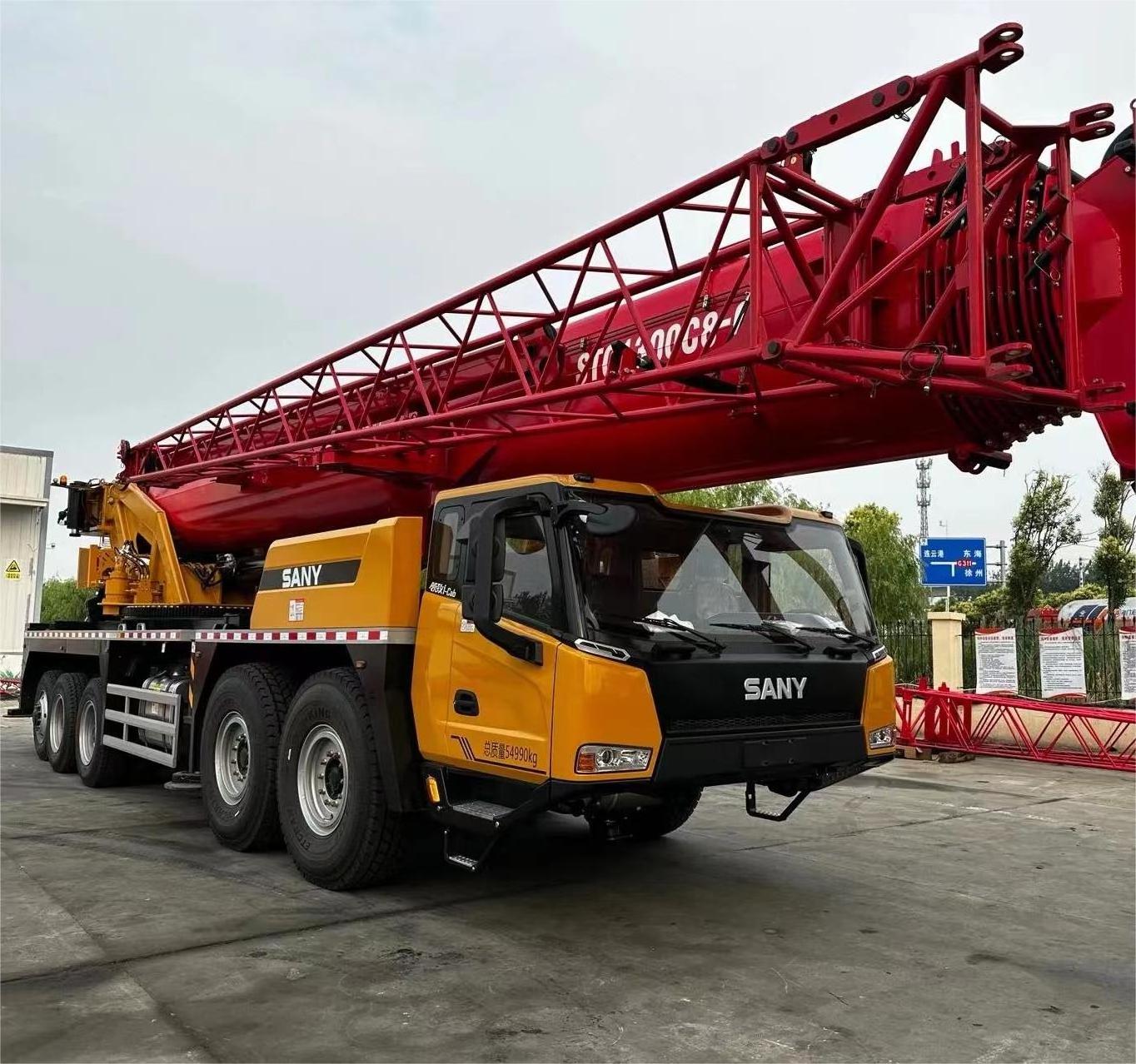 Used 80 ton truck crane Sany 800 STC800 mobile truck crane