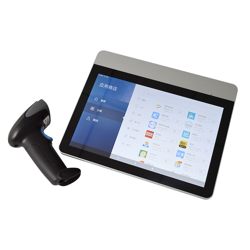 Small invoice maker with scanner logiciel de gestion commercial computer for shop portable touch cash register